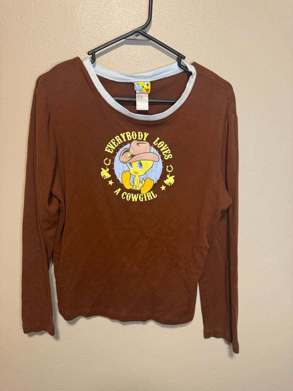 Warner Bros. Tweety Bird Everybody Loves A Cowgirl kids T-Shirt XL